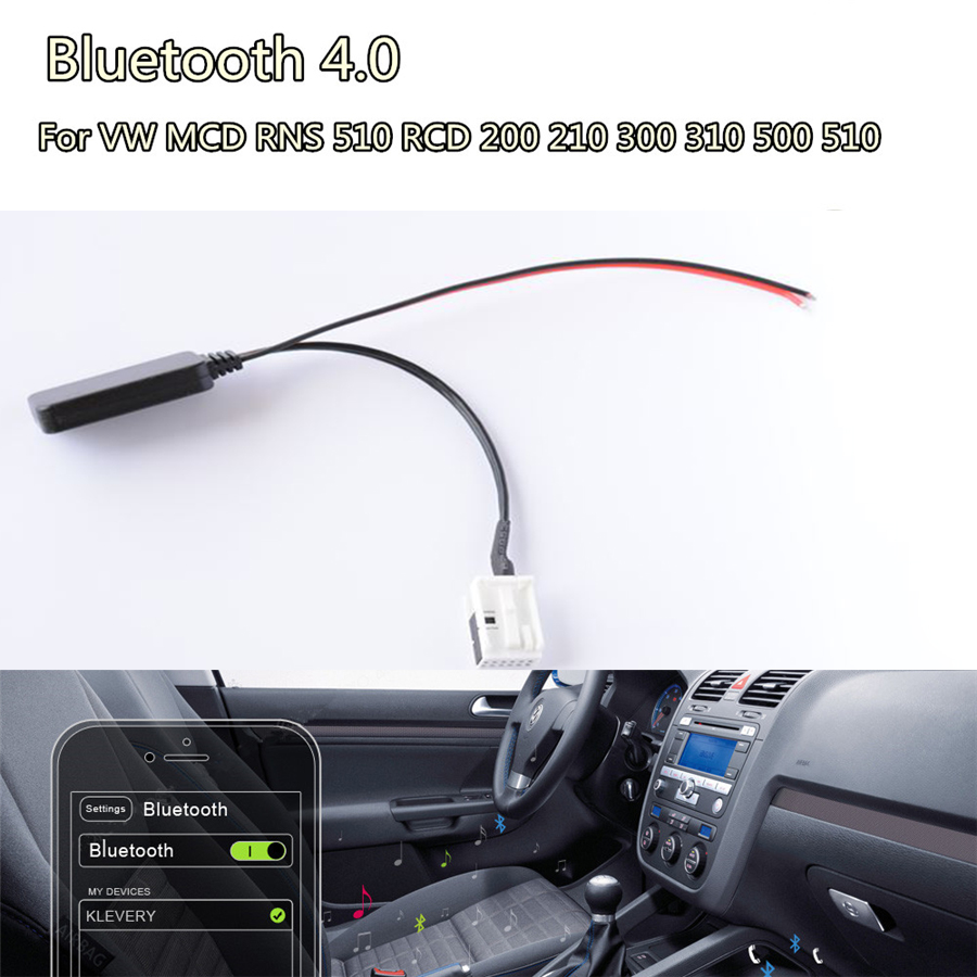 Car Bluetooth Module Music Adapter for MCD RNS 510 RCD 200 210 300 310 500 510 