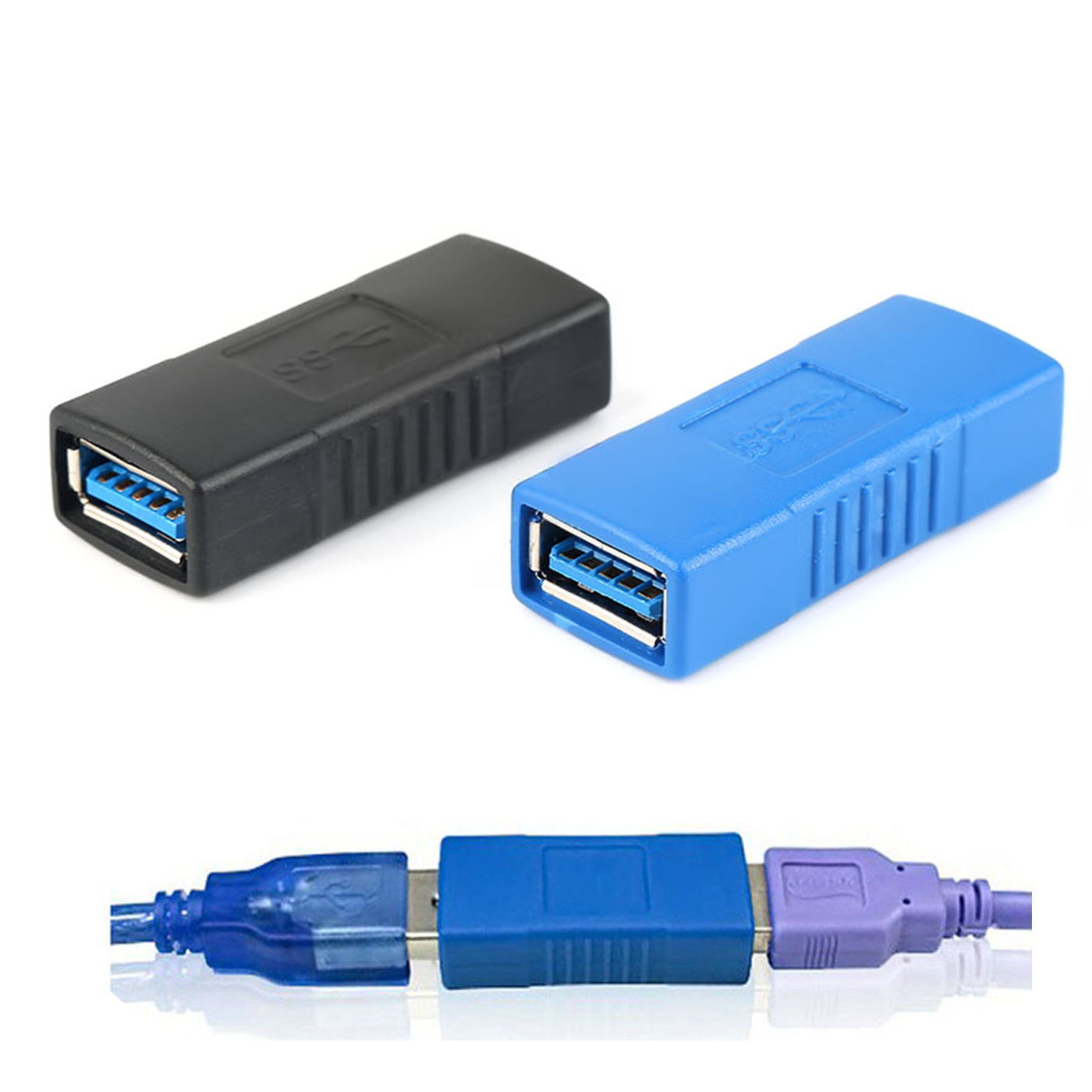 USB 2.0 Type A Female to Female Adapter Coupler Gender  Changer Connector SP 