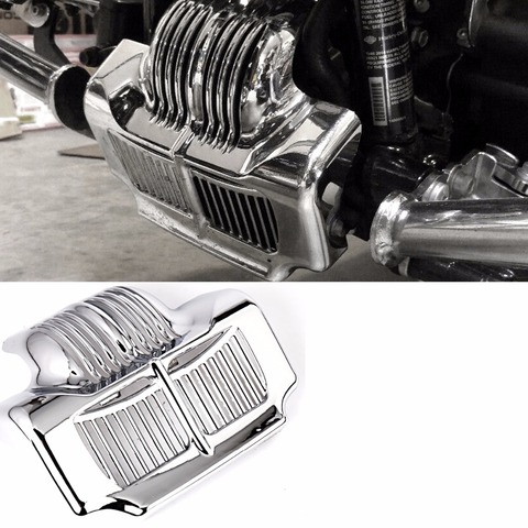 Motorcycle Stock Oil Cooler Cover For Harley Touring Road King Electra Street Glide Trike FLHT FLTR FLHX 2011-2014 2015 ► Photo 1/5