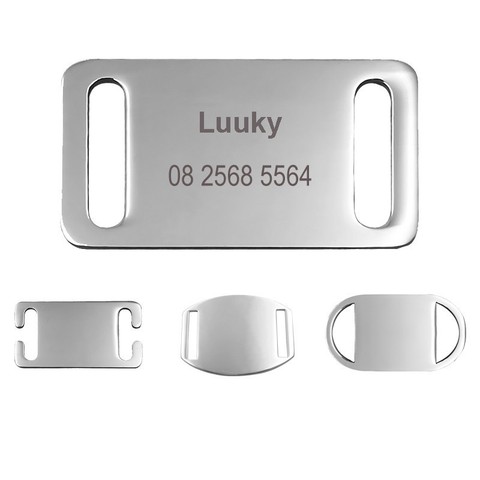 Custom Pet Tag Collar Stainless Steel Dog Tag ID Name Phone Puppy Tags For Dogs Cats Bulldog Yorkies Engraved Dog Collar Address ► Photo 1/6