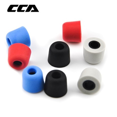 CCA 1pair(2pcs) 5mm Noise Isolating Memory Foam Ear Tips Ear Foam Eartips For In Ear Earphone Earbud Headset For Zsn Pro As10 ► Photo 1/6