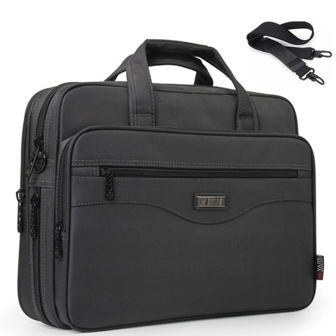 Men Laptop Bags Multifunction Waterproof Briefcase Handbags Mens Business Computer Shoulder Work Package For Macbook Air Dell HP ► Photo 1/6