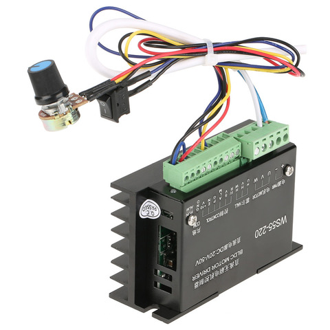WS55-220 DC 48V 500W CNC Brushless Spindle BLDC Motor Driver Controller Hot ► Photo 1/6