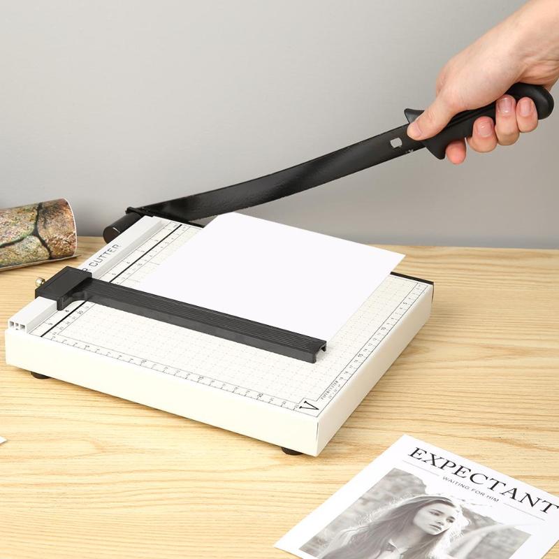 A4 Paper Guilotine Cutter Trimmer Cutting Machine Photo Card Tool Home Office 