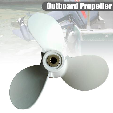 Professional Small Marine Ship Propeller Three-leaf Aluminum Alloy Propeller For Yamaha Outboard 2.5-6 HP Motor ► Photo 1/6