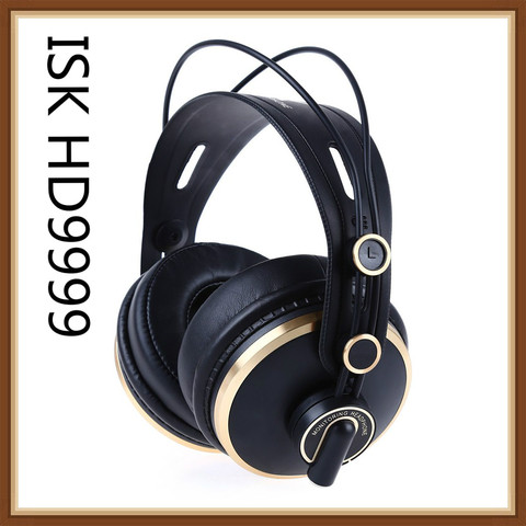 ISK HD9999 Fully Enclosed Monitor Headset Earphone for HIFI Music DJ/audio Mixing Recording Studio Comfortable Headphones ► Photo 1/6