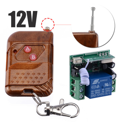 Mayitr DC 12V Professional Channel Wireless Relay Remote Control Switch Receiver Transmitter Kits Switches ► Photo 1/4