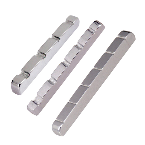 Stainless Steel Electric Guitar Bass Slotted Nut Locking Roller Bridge for Electric Acoustic Guitar Bass Guitar Accessories ► Photo 1/6