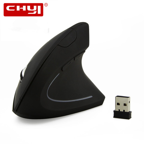 1600 DPI 5 Buttons Wireless Vertical Mouse With USB Receiver Gaming Ergonomics For Desktop PC ► Photo 1/6