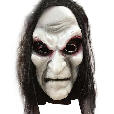 Halloween Zombie Mask Ghost Festival Horror Mask Scary Halloween Long Hair Ghost Scary Mask Cosplay Props Scary Party Supplies ► Photo 1/6