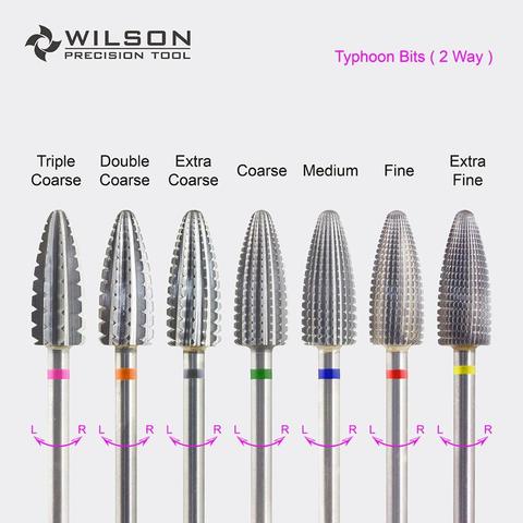 Typhoon Bit(Fastest Remove Acrylics&Gels)-Two directional(for All Hand use)-WILSON Carbide Nail Drill Bit ► Photo 1/6