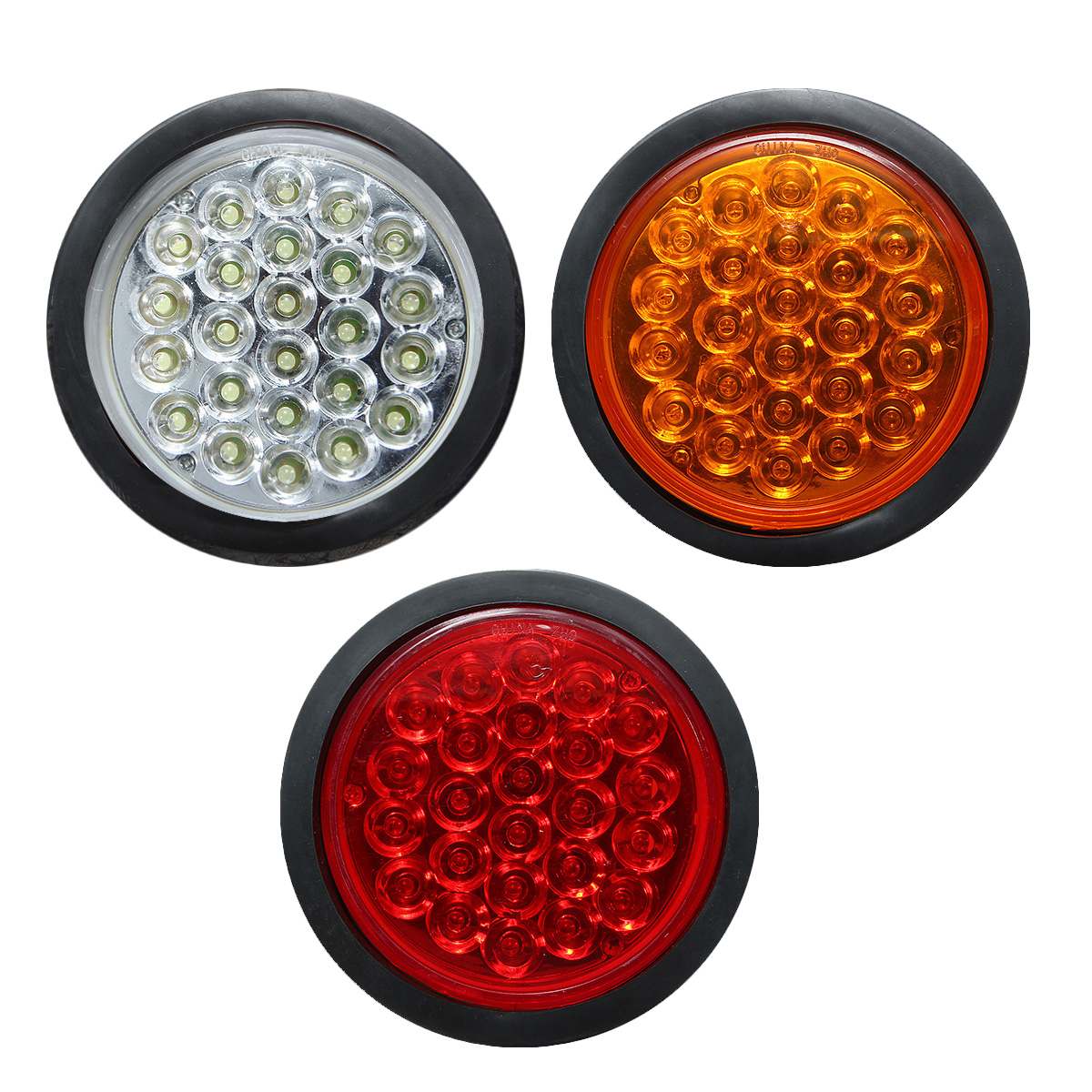 1x Rear Tail Brake Stop Marker Light Indicator Car Truck Trailer LEDS Round Reflector Red Yellow White 24V - Price history & Review | AliExpress Seller - Caberre Official Store | Alitools.io