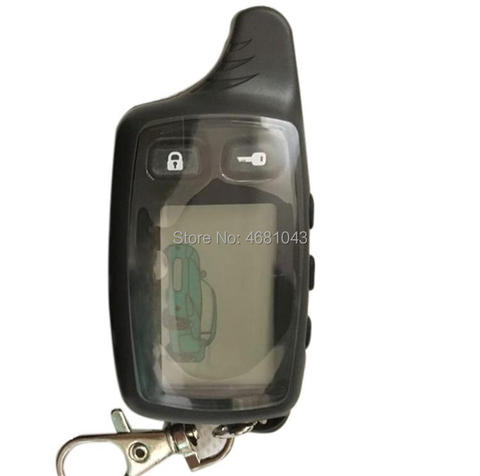 Wholesale Tw9010 LCD Remote Control Keychain for Two way car alarm system Russian Tomahawk TW-9010 TW 9010 Key Chain ► Photo 1/3