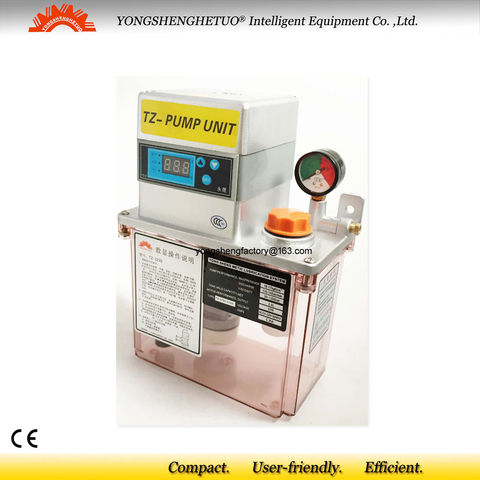 CE Electric Lubrication oil Pump gear lubricator cnc machine lubricating unit pressure switch 2L 110V TZ2231-210X ► Photo 1/5