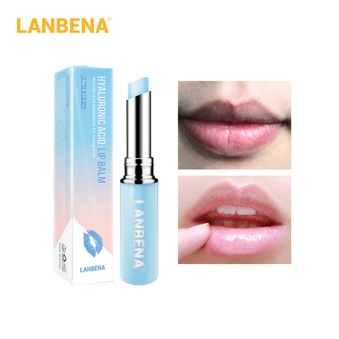 LANBENA  Hyaluronic Acid Long-lasting Nourishing Lip Balm Lip Plumper Moisturizing Reduce Fine Lines Relieve Dryness Lip Care ► Photo 1/6