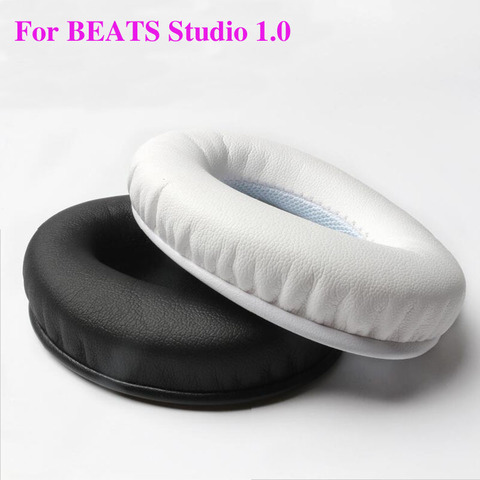 2pcs/pairs Leather Headphone Foam For Monster Beats Studio 1.0 headset ear pads buds Sponge cushion Earbud Replacement Covers ► Photo 1/6