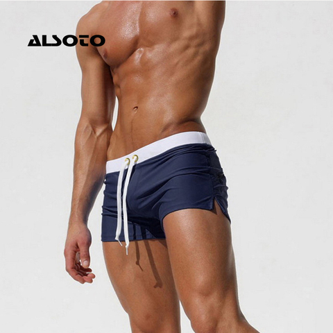 ALSOTO Swimwear Men Swimsuit Brand Shorts Mens Briefs Summer Swim Suit Sexy Mayo Sunga Beach Shorts Stroj Kapielowy Badpak ► Photo 1/6