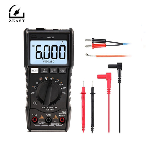 MUSTOOL MT108T Square Wave Output True RMS NCV Temperature Tester Digital Multimeter 6000 Counts Backlight AC DC Current/Voltage ► Photo 1/6