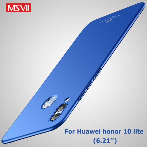 For Huawei Honor 10 Lite Case Cover Msvii Brand Silm Coque Huawei Honor View 10 Case Hard PC Cover Honor10 Lite Honor V10 Cases ► Photo 1/1