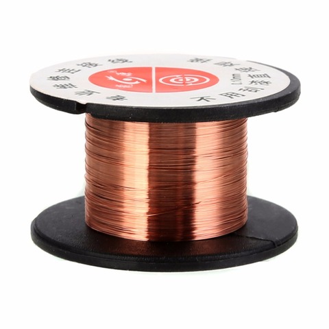 5pcs Copper 0.1mm Diameter 15m Length Copper Soldering Solder Wire PPA Enamelled Repair Reel Welding Wire for Repairing Tool ► Photo 1/4
