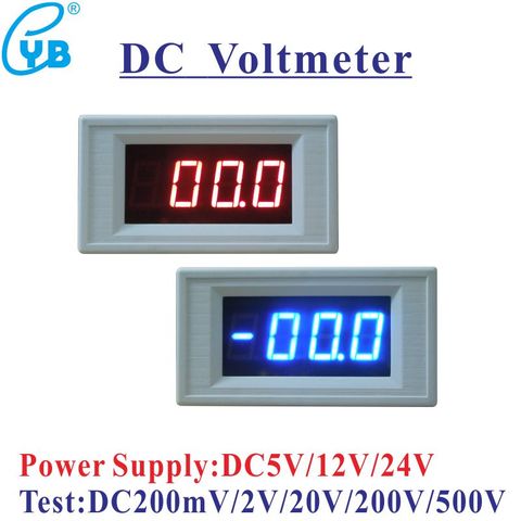 YB5135A DC 200mV 2V 20V 200V 500V Voltmeter DC Voltage Meter Measure Positive Negative Voltage DC Voltmetre Volt Monitor Tester ► Photo 1/6