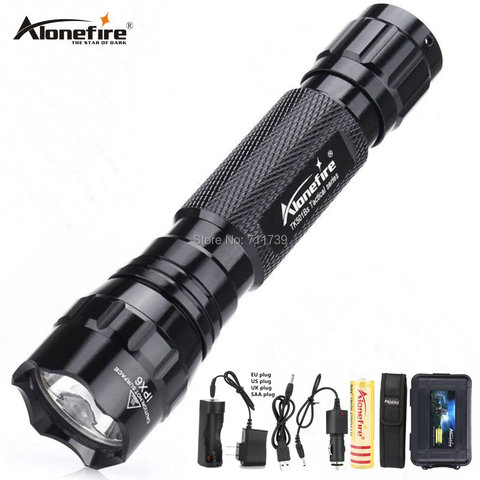 AloneFire 501B XM-L T6 L2 U3 Tactical flashlight powerful Waterproof lantern Outdoor Camping lights 18650 Rechargeable battery ► Photo 1/6