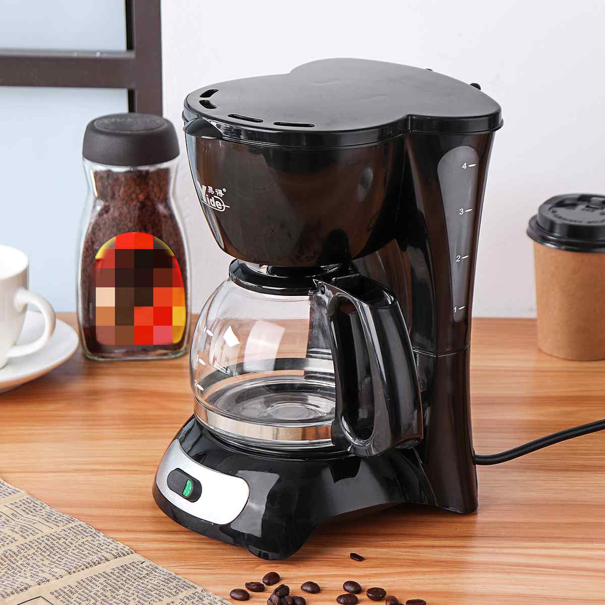 650w Automatic Drip Coffee Maker 750ml Large Capacity Espresso Machine With  Thermostatic Base Suitable For Beginners - AliExpress