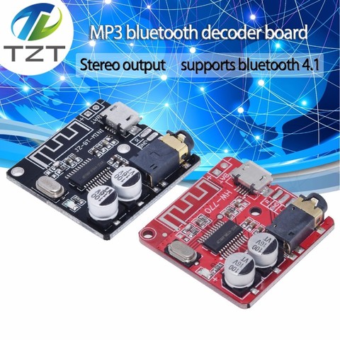 Bluetooth Audio Receiver board Bluetooth 4.1 mp3 lossless decoder board Wireless Stereo Music Module 3.7-5V ► Photo 1/6