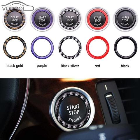 Car Engine Start Stop Button Decoration Ring Trim For BMW 1/3/5 Series E87 E90 E60 320 Automobiles Styling Auto Accessorie ► Photo 1/6