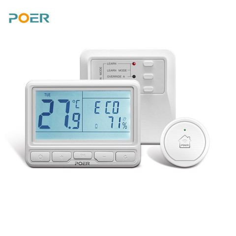 Thermoregulator programmable wireless room digital wifi smart thermostat temperature controller for boiler floor water heating ► Photo 1/6