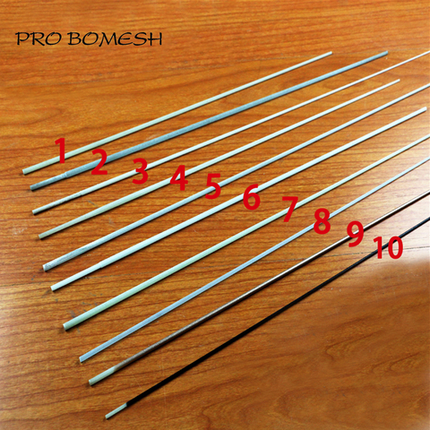 Pro Bomesh 5PCS/Lot 30cm-42cm 1 Section Solid Fiber Glass Ice Rod Blank Raft Rod Tip Repairing Tip DIY Rod Building Repair ► Photo 1/1