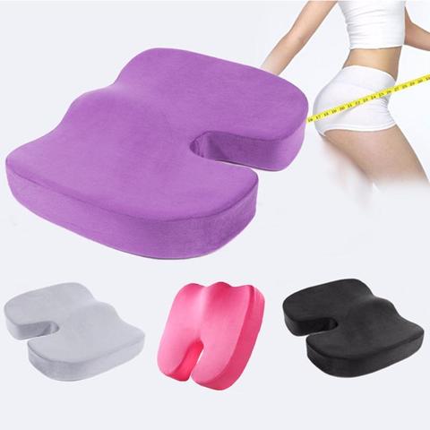Office Chairs Seat Cushions Memory Foam Coccyx Cushion Pads For Tailbone  Sciatica Pain, Waist Back Pain Relief Car Seat Cushion - Massage Cushion -  AliExpress