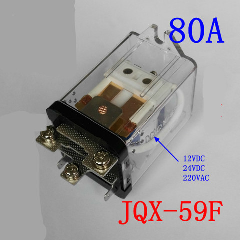 Jqx - 59f / 1z Will Electric Current 80A High-power Wj182 Relay JQX 80F 12V - 24V High Frequency Machine ► Photo 1/4