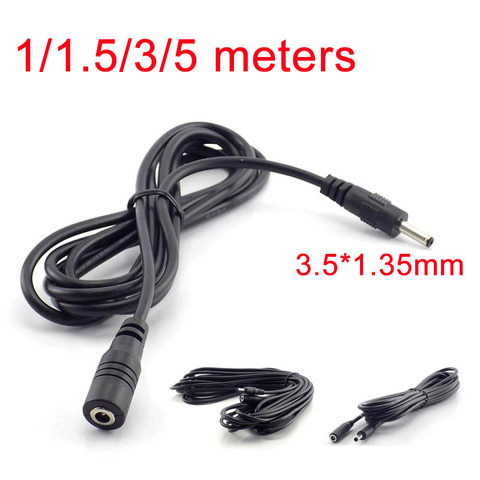 1/3/5M 5V DC Male Female Power Extension Cable For CCTV Cord Adapter Security Camera extend Connector 3.5x1.35mm ► Photo 1/6