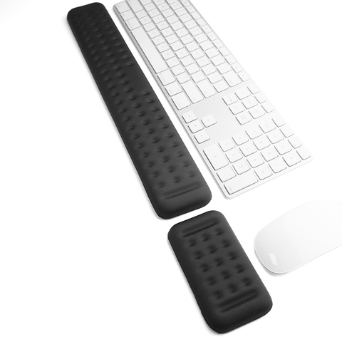 Keyboard and Mouse Wrist Rest Ergonomic Memory Foam Hand Palm Rest Support for Typing and Gaming Wrist Pain Relief and Repair ► Photo 1/6