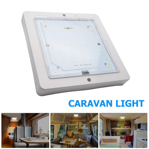 12V 9W Car Caravan LED Warm White Light Indoor Roof Ceiling Interior Lamp Dome Light ► Photo 1/6