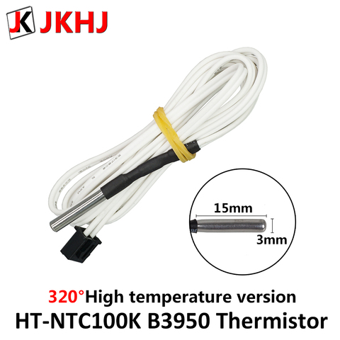 High temperature version HT-NTC100K B3950 thermistor Temperature Sensor for High Temperature Filament 3D printer parts ► Photo 1/6