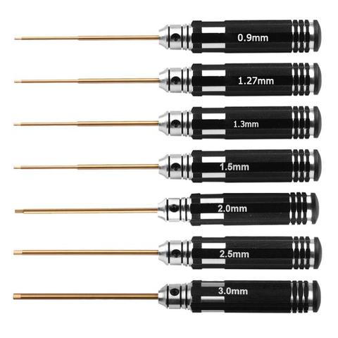 Mini Precision Hex Screwdriver Tool Set Allen Driver for RC Helicopter Drone Aircraft Model Repair Tools ► Photo 1/6