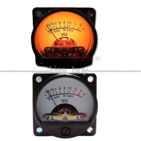 1 x Panel VU Meter Warm Back Light Power Amplifier Indicator & Audio Level Amp DB Table dc 6v-12v FOR Driver board ► Photo 1/4