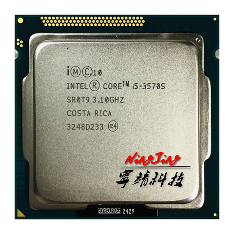 Intel Core i5-3570S i5 3570S 3.1 GHz Quad-Core CPU Processor 6M 65W LGA 1155 ► Photo 1/1