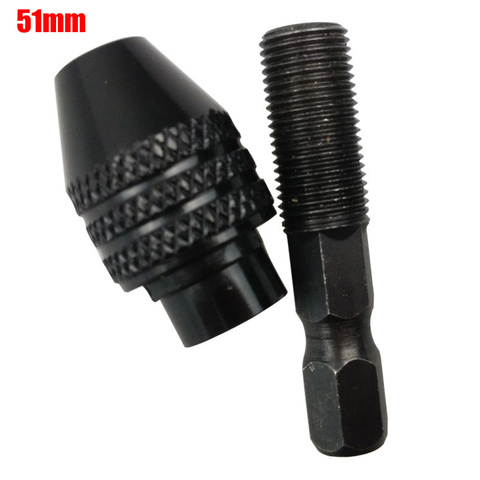 0.5-3.2mm 1/4 Mini Hexagonal keyless drill chuck Adapter Converter Universal Multi Chuck Rod Tools dremel Accessories 2 Styles ► Photo 1/6