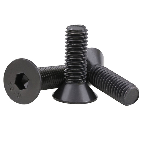 5/10pcs 1/4 1/8 3/8 3/16 5/16 5/32 Inch 10.9 Grade Bsw British Standard Carbon Steel Flat Countersunk Head Hexagon Socket Screw ► Photo 1/3