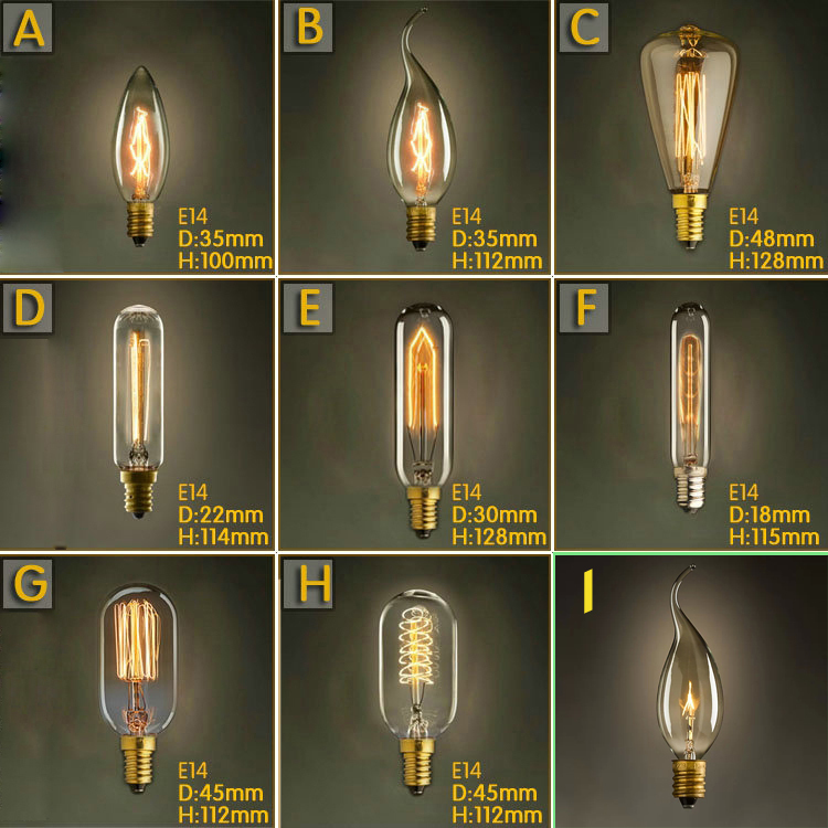 duif Opwekking Overzicht Vintage Retro E14 Edison Spiral Incandescent Light Bulb Filament Bulb For  Pendant Lamps Living Room Bedroom 220V Novelty Fixture - Price history &  Review | AliExpress Seller - Liming Lighting Factory | Alitools.io
