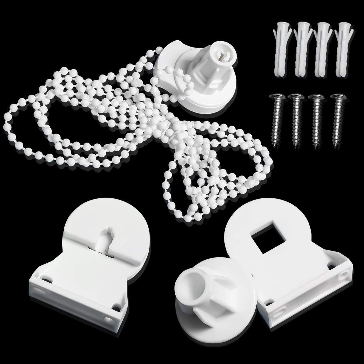 Replacement 25mm Roller Blind Clutch Fitting Repair Kit + Brackets and Chain Curtain Decorative Accessories ► Photo 1/6