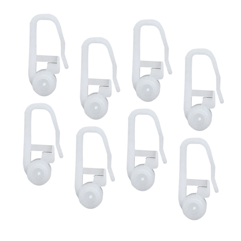 100PCS Bed Curtain Hooks Special Portable Simple Household Universal Blind Sliding Hooks Hanging Rings with Ball Track ► Photo 1/6