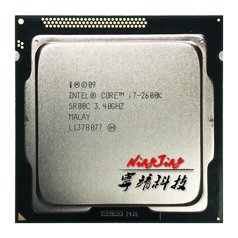 Intel Core i7-2600K i7 2600K 3.4 GHz Quad-Core CPU Processor 8M 95W LGA 1155 ► Photo 1/1