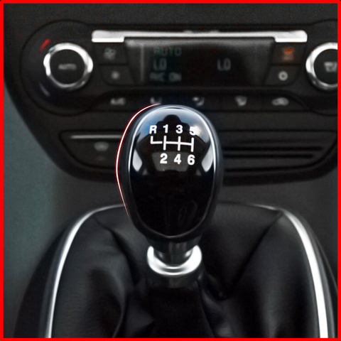 A Little Change 5 6 Speed Car Manual Gear Head Shift Knob Cap Cover Insert for Ford Focus 2 2005 - 2011 C-Max Kuga Fiesta ► Photo 1/6