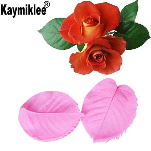 Rose Leaf Petal Veiner Silicone Mold Fondant Molds Cake Decorating Tools For Cake,Chocolate,Candy,Sugarcraft,Gumpaste Mold M129 ► Photo 1/6