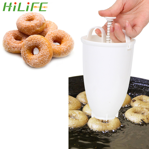 HILIFE Manual Doughnut Machine Deep Fry Donut Mould Plastic Lightweight Easy Fast Arabic Waffle Waffle Dispenser Donut Maker ► Photo 1/6