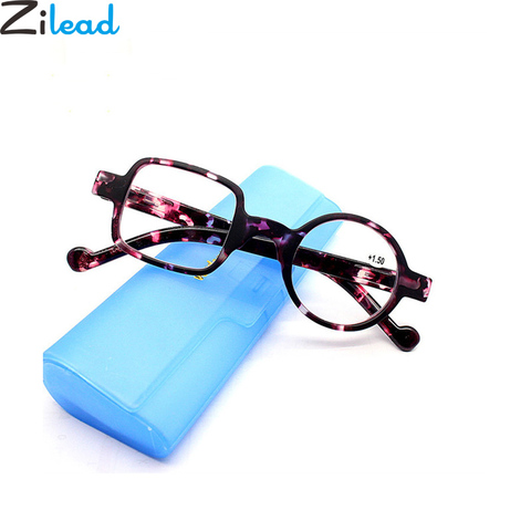 Zilead Retro Asymmetrical Round&Square Reading Glasses Women&Men Presbyopia Glasses Hyperopia Eyeglasses +1.0to+3.5 For Elder ► Photo 1/4